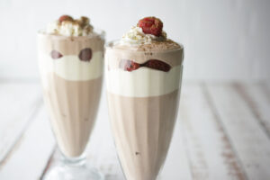 Creamy Raspberry Mocha Parfait