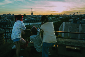 Paris Skyline at Sunset